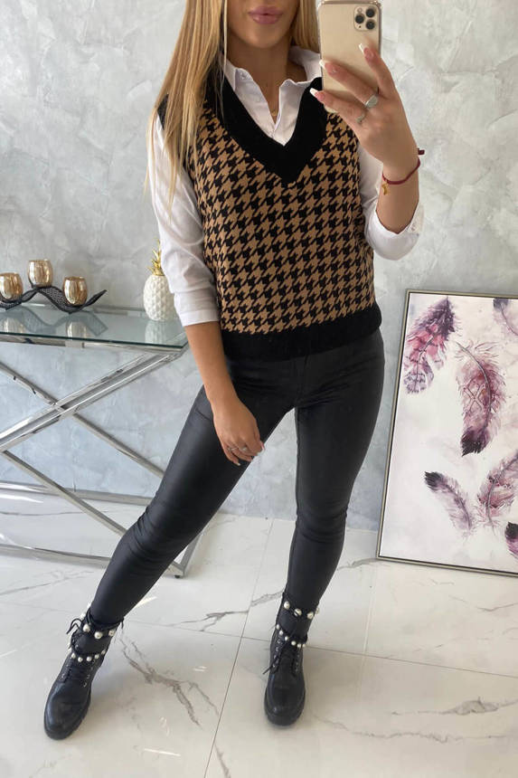 #trendy pletená vesta 2021-8, KESI