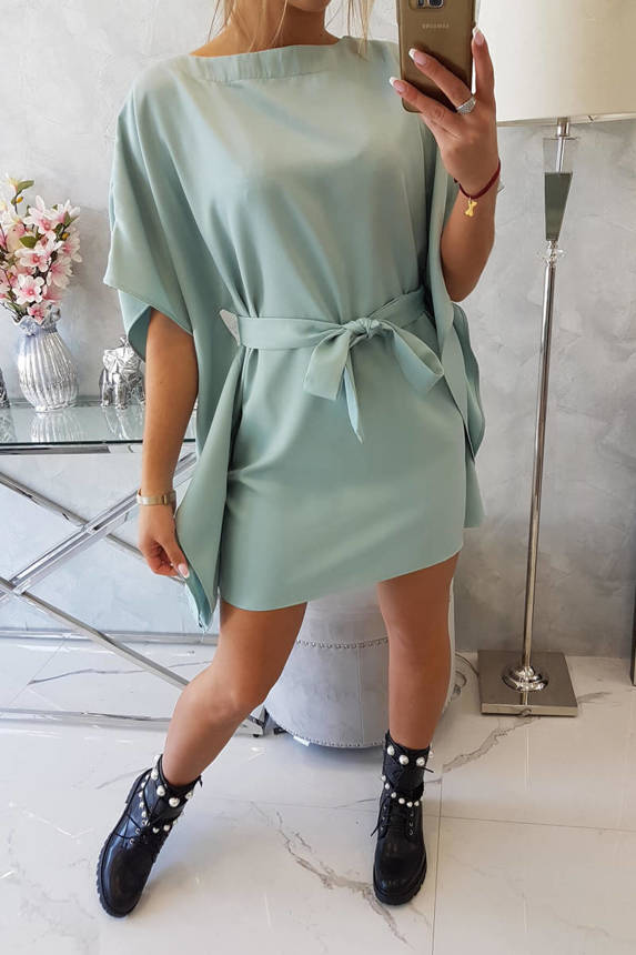 #trendy šaty s motýlimi rukávmi 9016, KESI