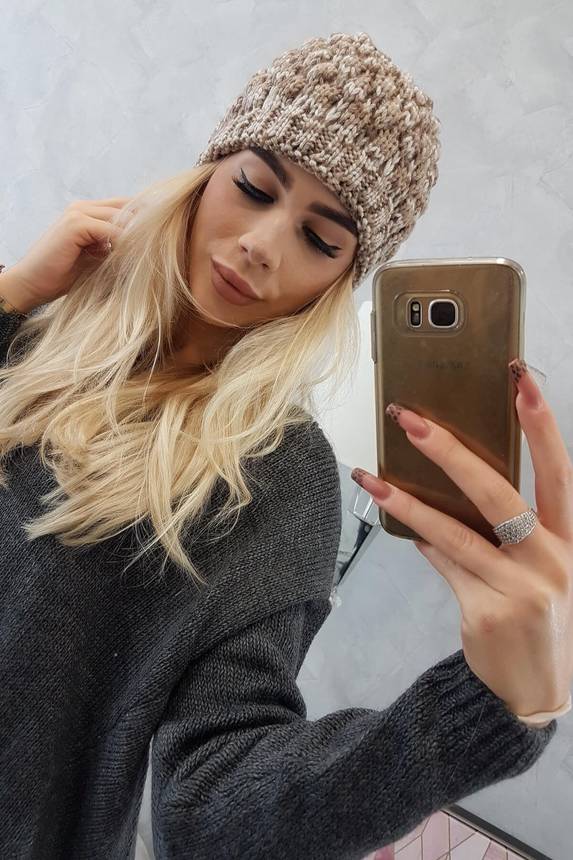 #trendy čiapka  na zimu K156