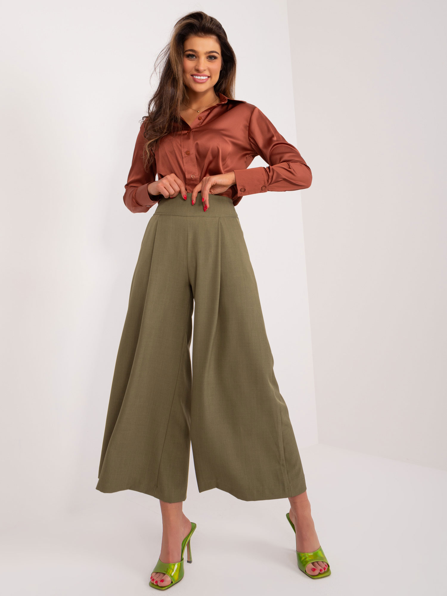 #trendy široké nohavice 7723