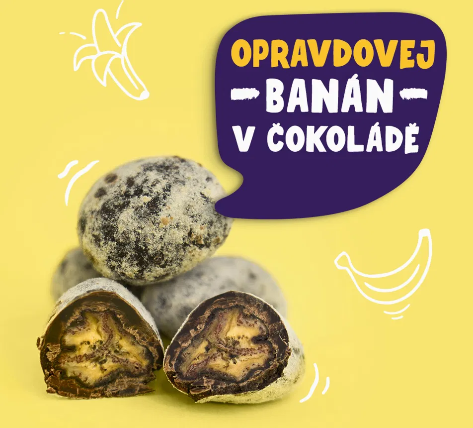 Banániky v čokoláde 200g