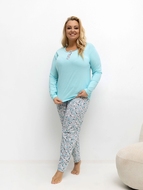 #TRENDY bavlnené pyžamo, PLUS SIZE