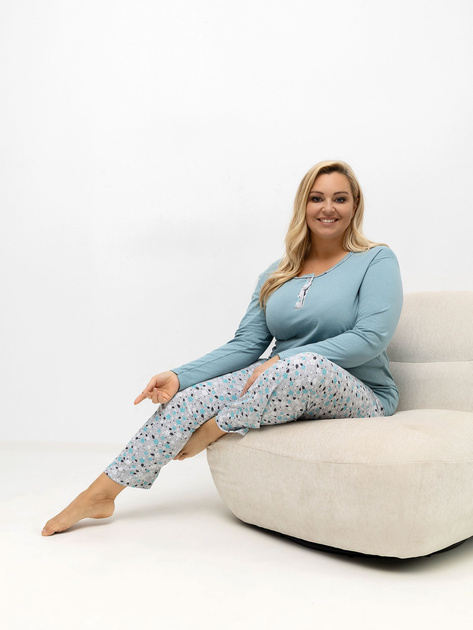 #TRENDY bavlnené pyžamo, PLUS SIZE