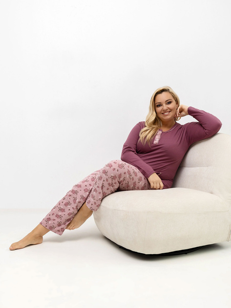 #TRENDY bavlnené pyžamo, PLUS SIZE