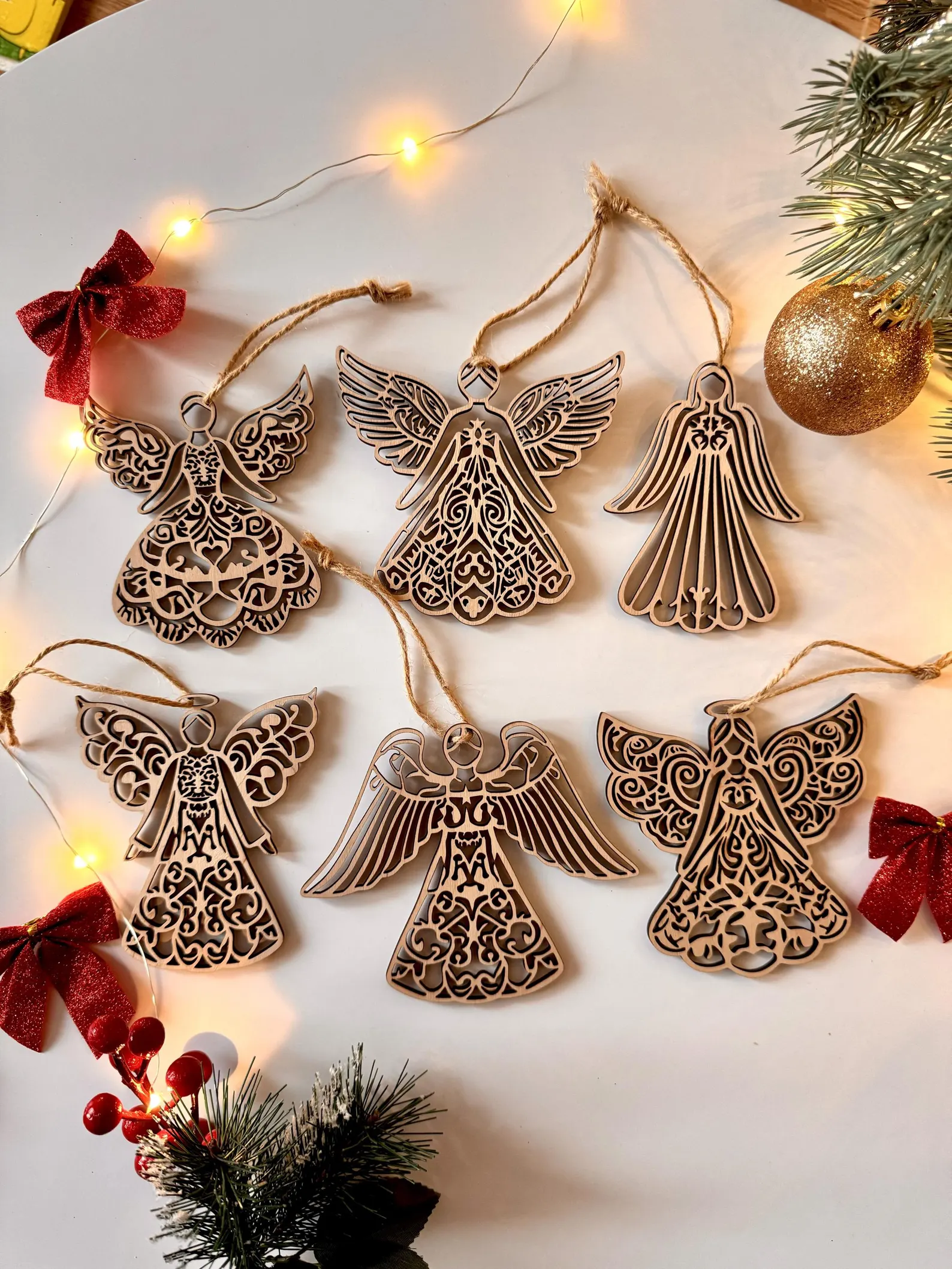 Sada vianočných ozdôb, 6ks