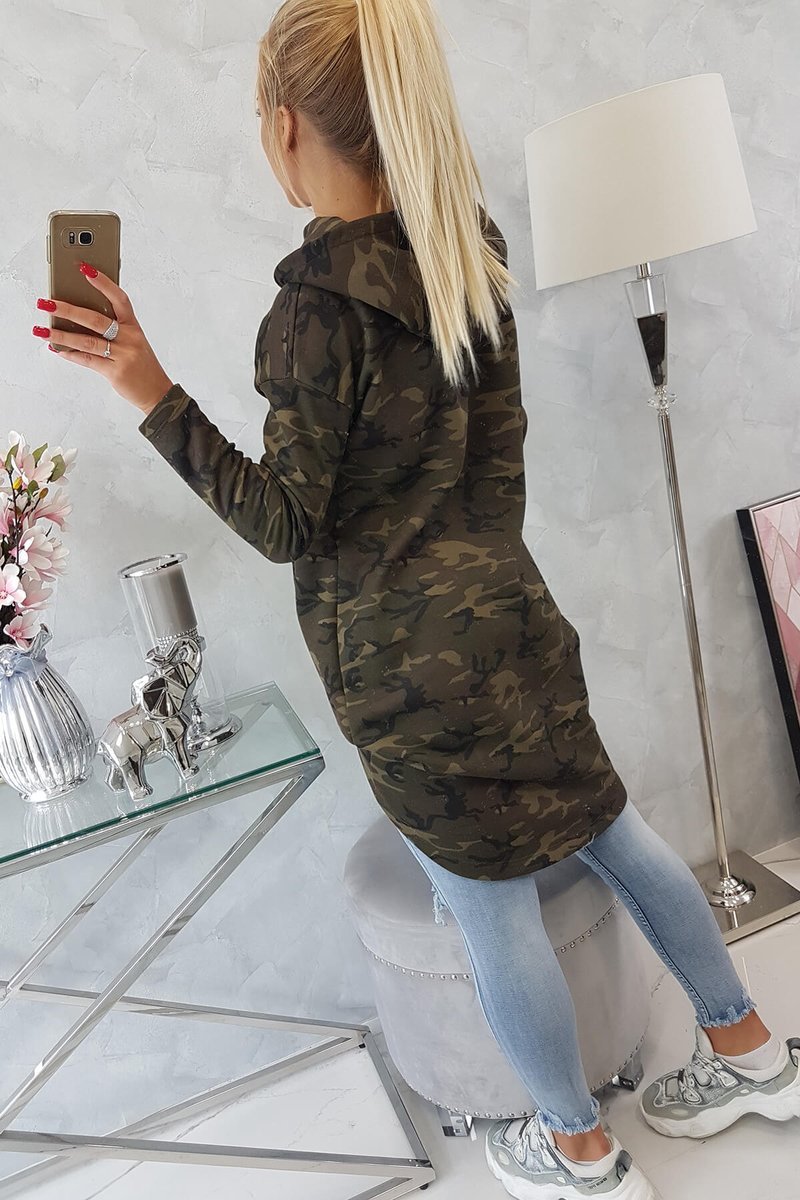 TRENDY športová maskáčové mikina 9119