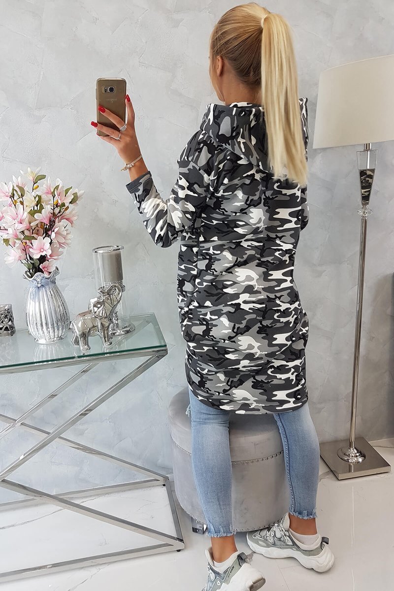 TRENDY športová maskáčové mikina 9119