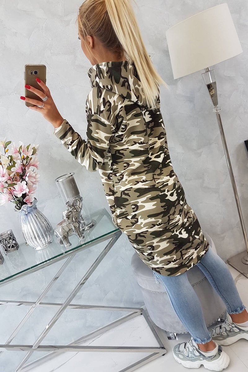TRENDY športová maskáčové mikina 9119
