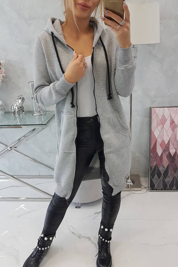 #trendy predĺžená mikina 9302