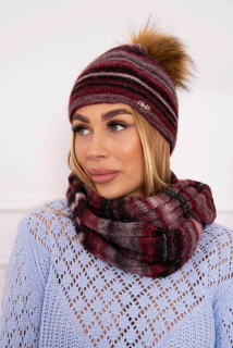 #trendy set - šál + čiapka P104