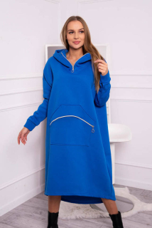 #trendy zateplené šaty s kapucňou 9386