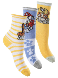 #trendy ponožky pre deti 3-páry, lycencované, PAW PATROL