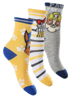 #trendy ponožky pre deti 3-páry, lycencované, PAW PATROL