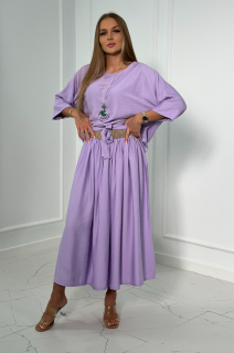 #trendy elegantný komplet, blúzka+sukňa 30397, KESI