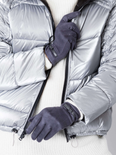 #TRENDY elegantné semišové zimné rukavice