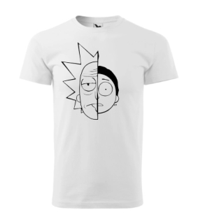 #trendy pánske tričko s potlačou Rick and Morty