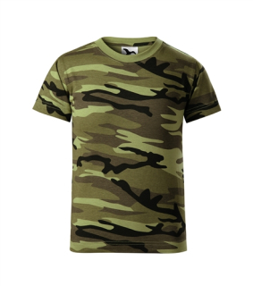 chlapčenské tričko maskáčové CAMOUFLAGE